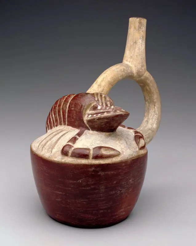 Vessel with Lobster Motif by Moche artist