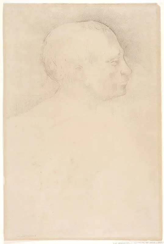 Figure Study by Odilon Redon