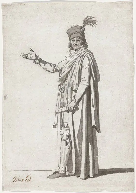 Study for a Costume of a Civil Official by Jacques-Louis David