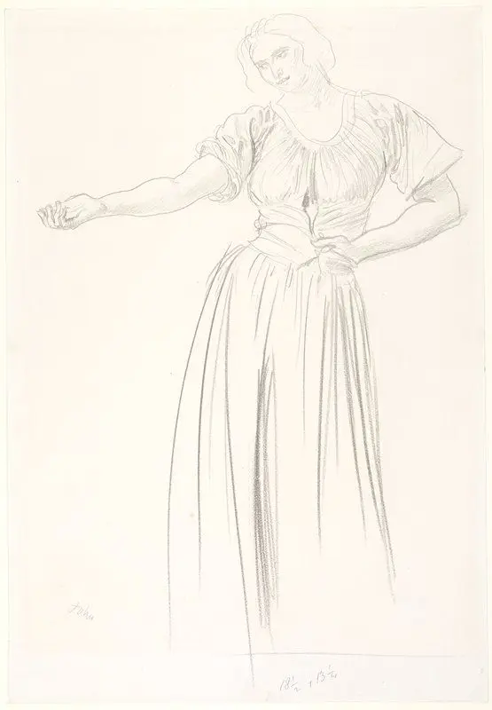 Woman Standing by Augustus John