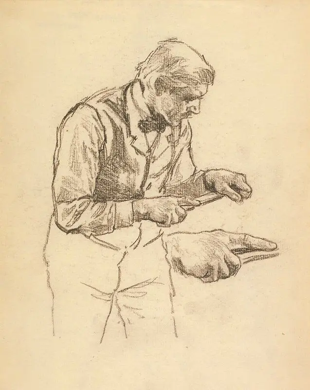 Study of a Man by Edward Henry Potthast