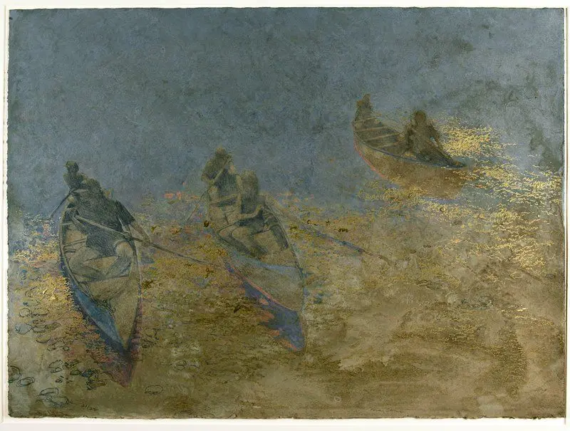 Gold Dusk by May Stevens