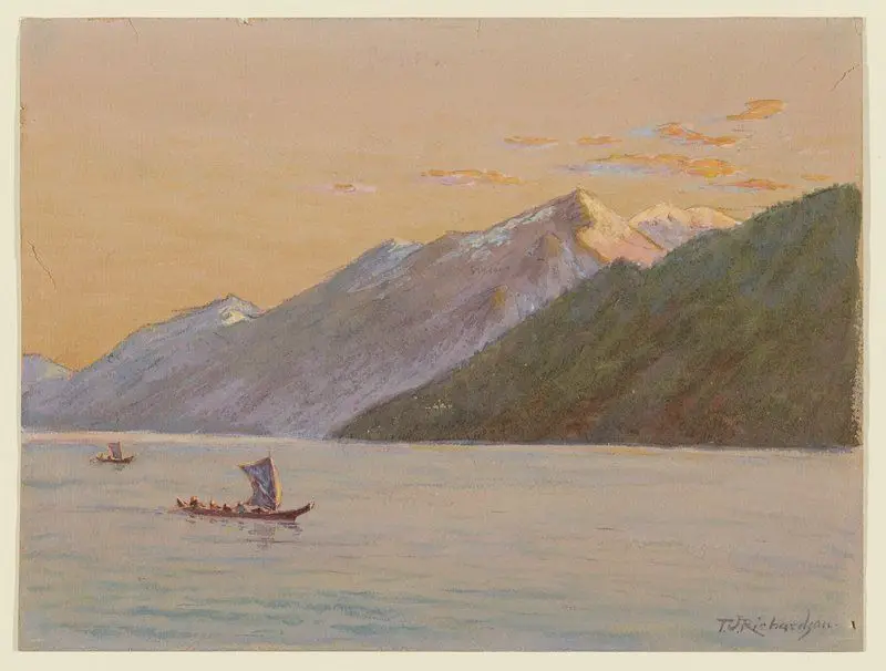 Near the Fiord by Theodore J. Richardson
