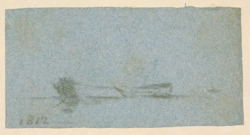 [Boat in landscape] by John Constable