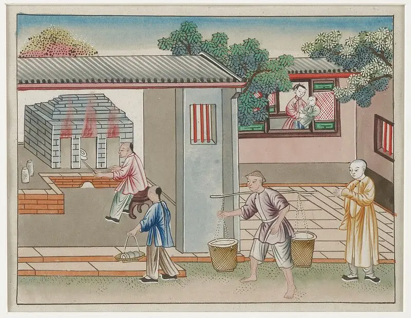 Kiln-firing the Porcelain by China