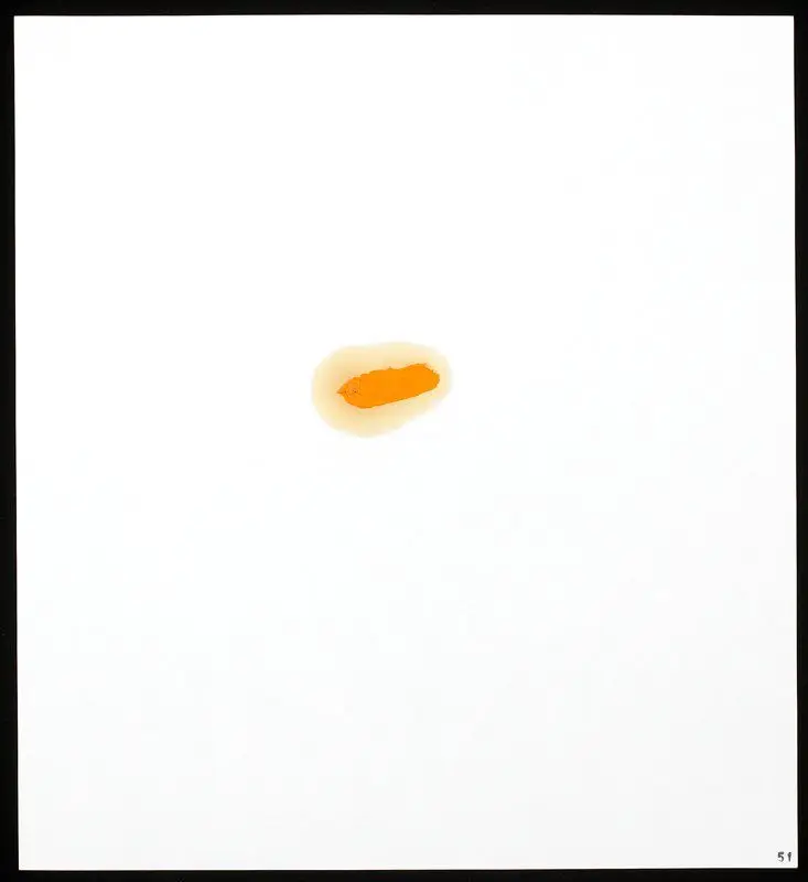 Oil Paint (Bellini Cad. Yellow Deep), from Stains by Edward Ruscha