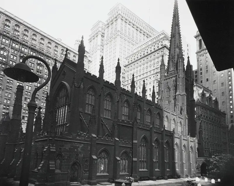 Trinity Church, New York by Berenice Abbott
