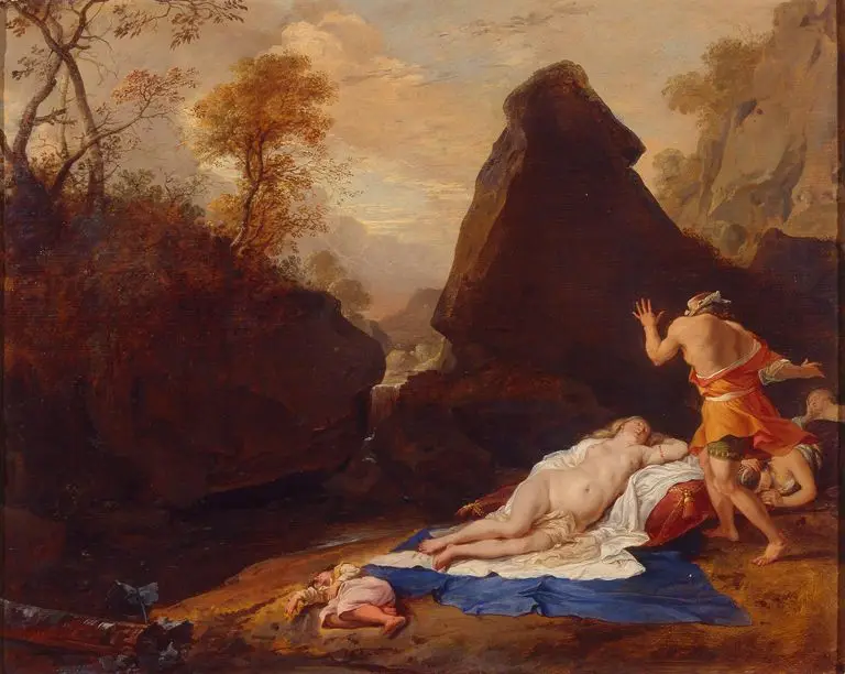 Landscape with Cimon and Iphigenia by Bartholomeus Breenbergh