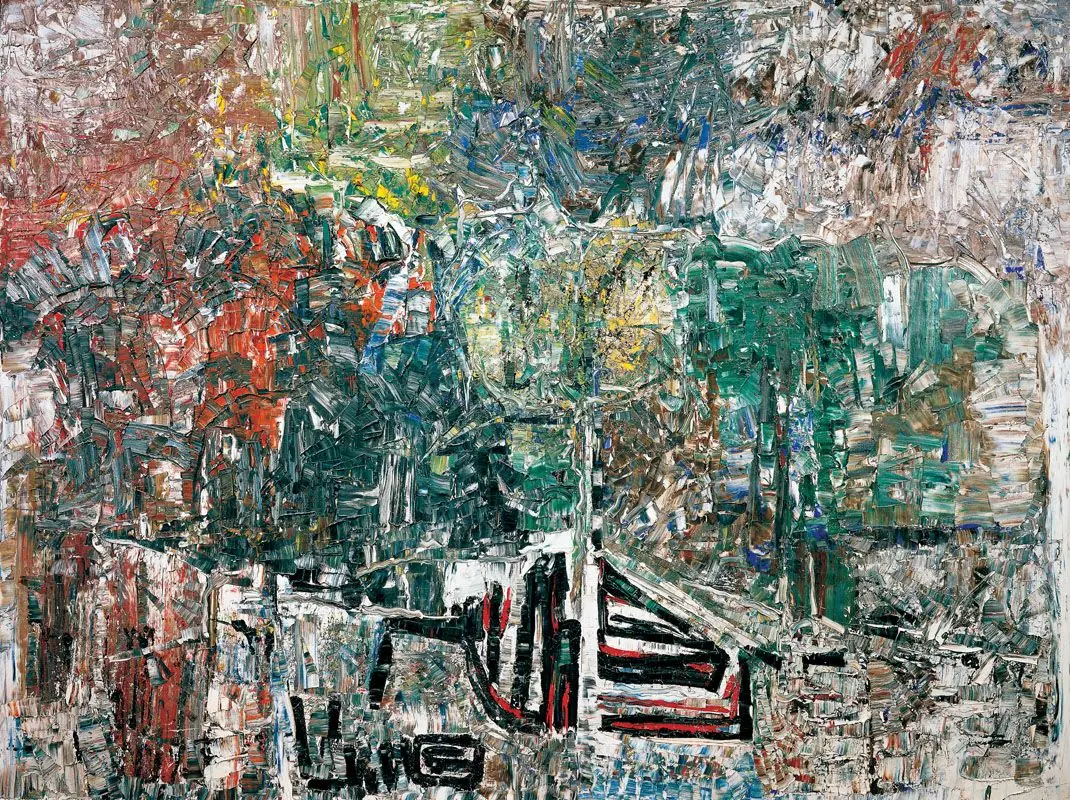 The Pond – Homage to Grey Owl by Jean Paul Riopelle