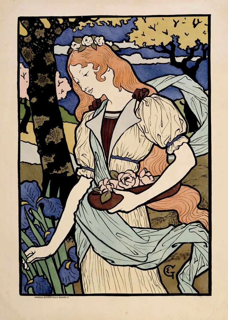 Exhibition of Decorative Arts at the Grafton Gallery, London Proof before letters by Eugène Samuel Grasset