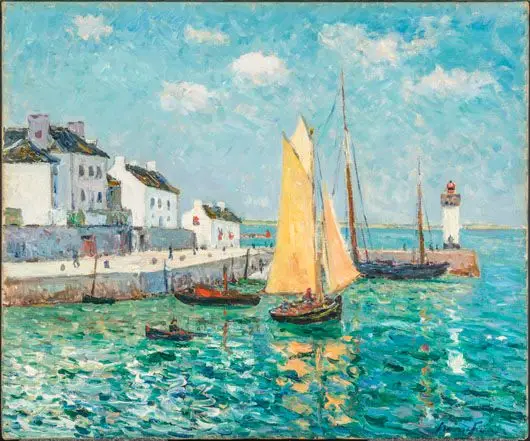 The Yellow Sail, Peninsula of Quiberon by Maxime Maufra