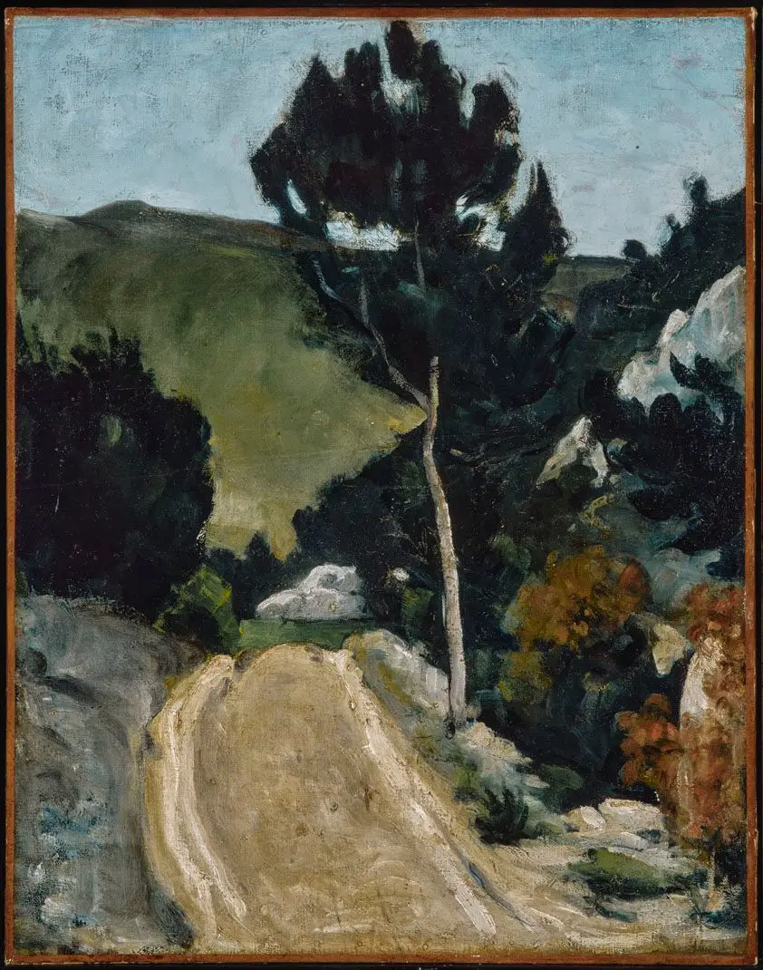 Bend in a Road in Provence by Paul Cézanne