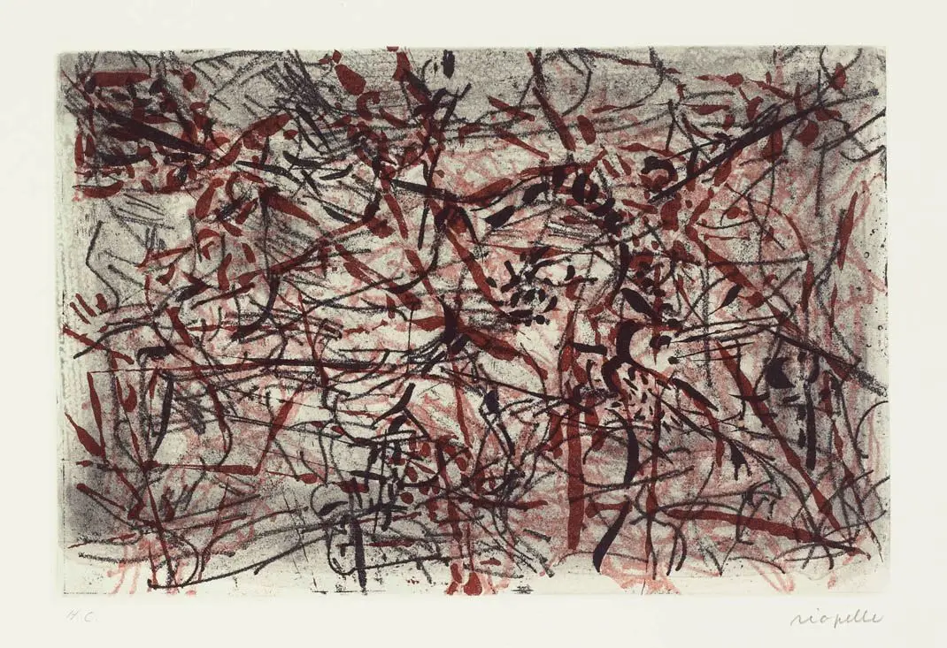 Print by Jean Paul Riopelle