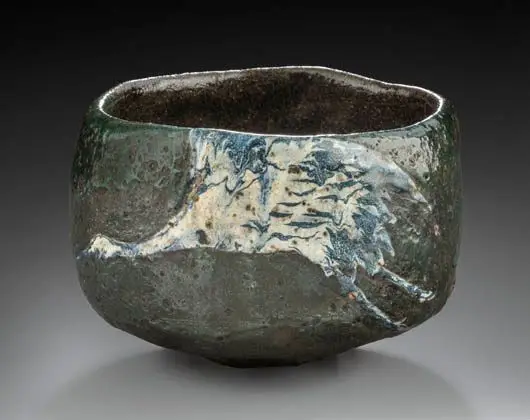 Kenzan-style Tea Bowl by JAPAN, KYOTOKyoto ware