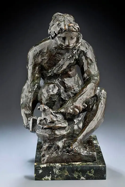 Fire, Little Blacksmith or Little Shepherd by Auguste Renoir