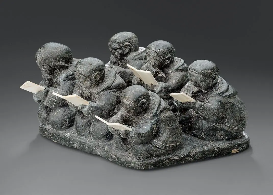 Untitled (Inuit Bible Class) by Ennutsiak