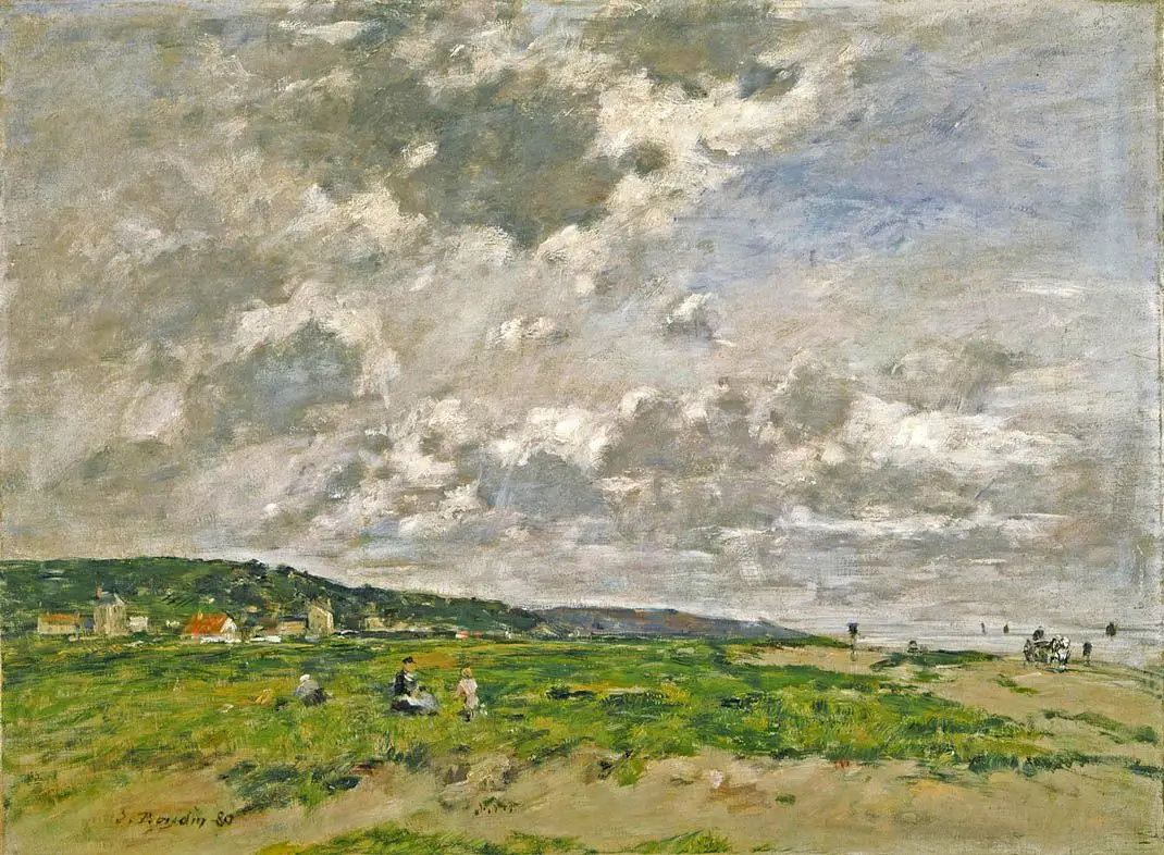 The Dunes at Tourgeville by Eugène Boudin
