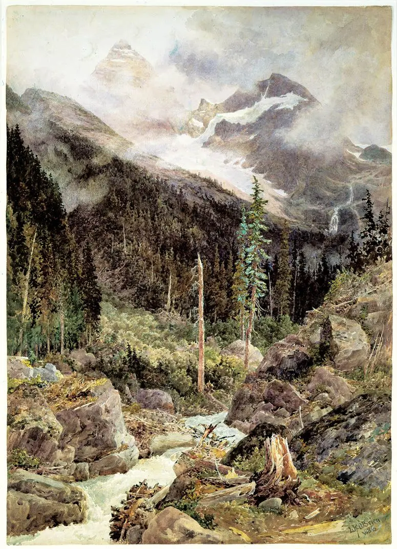 Mount Sir Donald (Mountain Landscape) by Lucius O'Brien