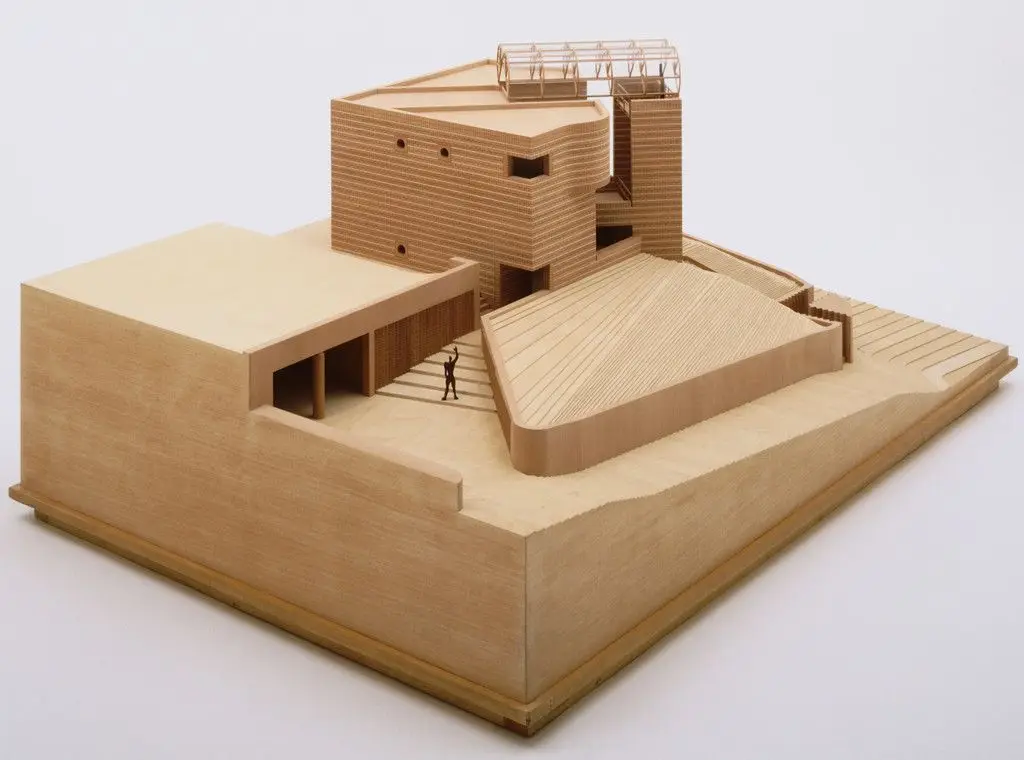 House, Breganoza, Switzerland (Scale model, 1:36) by Mario Botta