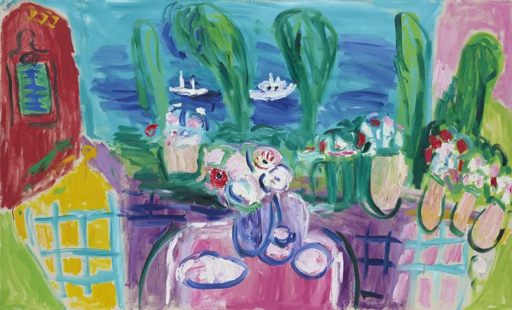 Terrace Positano by Bob Kane