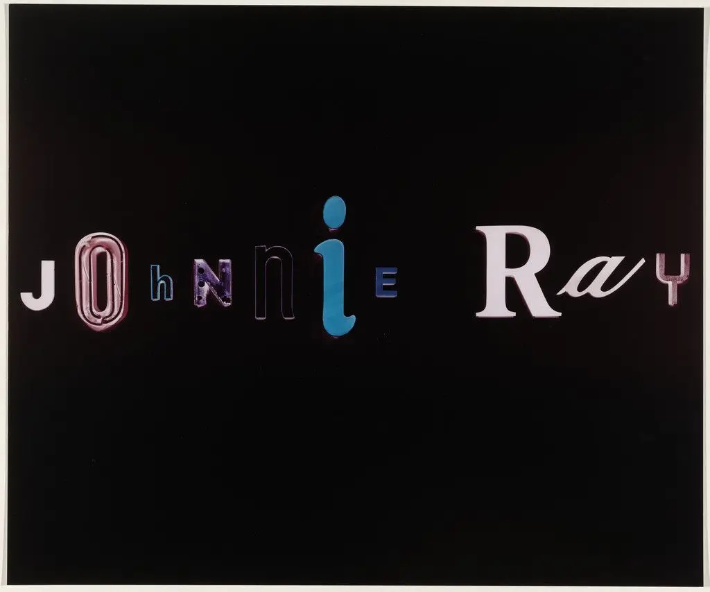 Johnnie Ray from 1989 by Jack Pierson