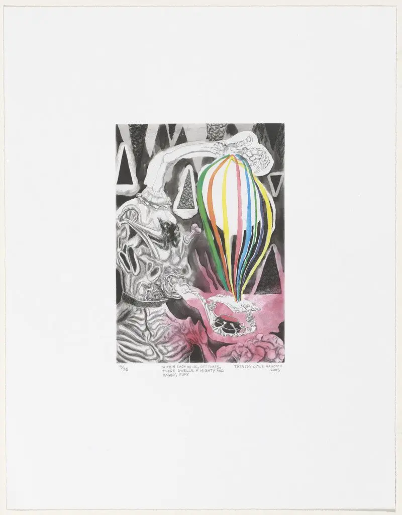 With Each of Us, Ofttimes, There Dwells A Mighty And Raging Fury from The Ossified Theosophied With Each of Us, Ofttimes, There Dwells A Mighty And Raging Fury from The Ossified Theosophied by Trenton Doyle Hancock