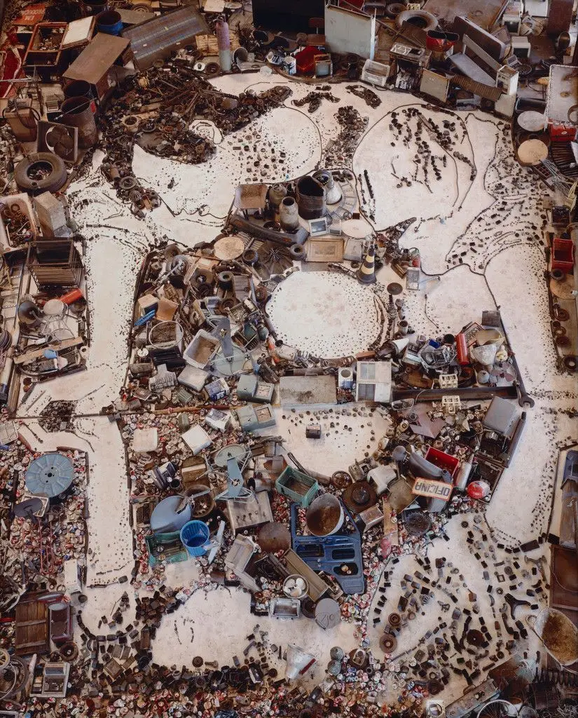 Narcissus, after Caravaggio by Vik Muniz
