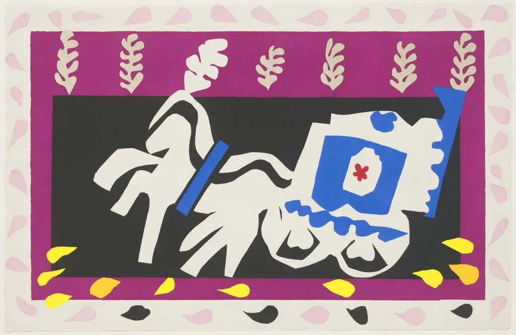 Pierrot's Funeral (L'Enterrement de Pierrot) from Jazz by Henri Matisse