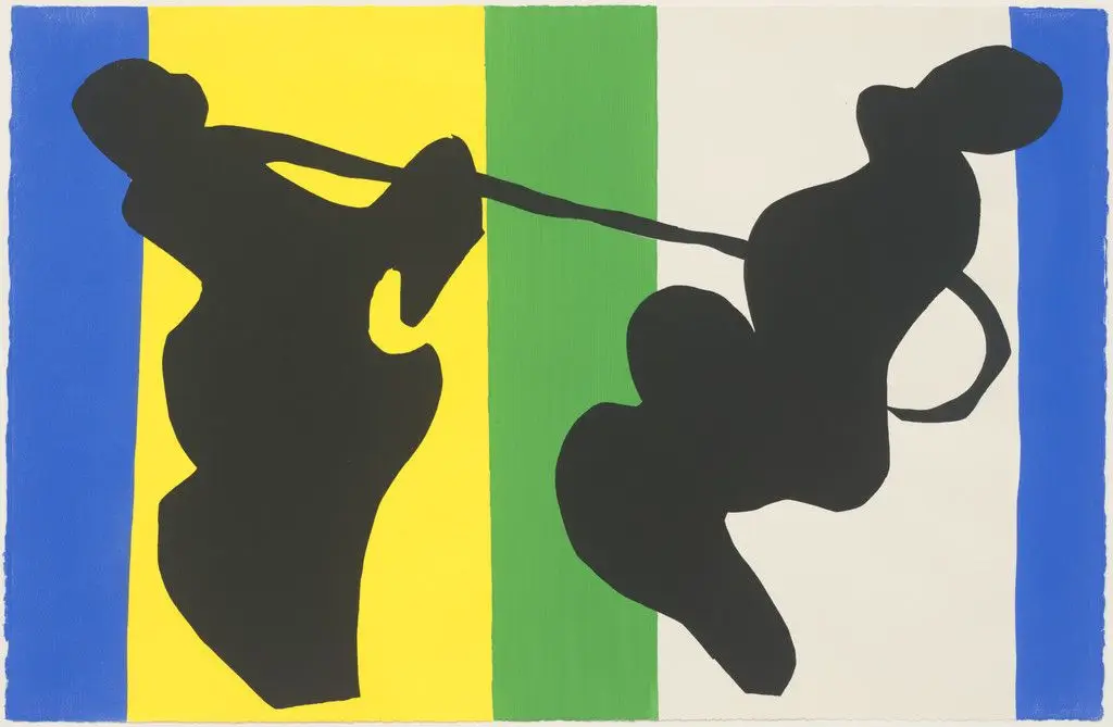 The Cowboy (Le Cow-boy) from Jazz by Henri Matisse