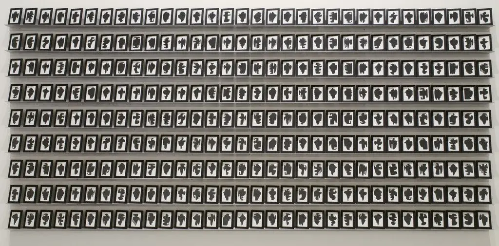 The Shapes Project by Allan McCollum