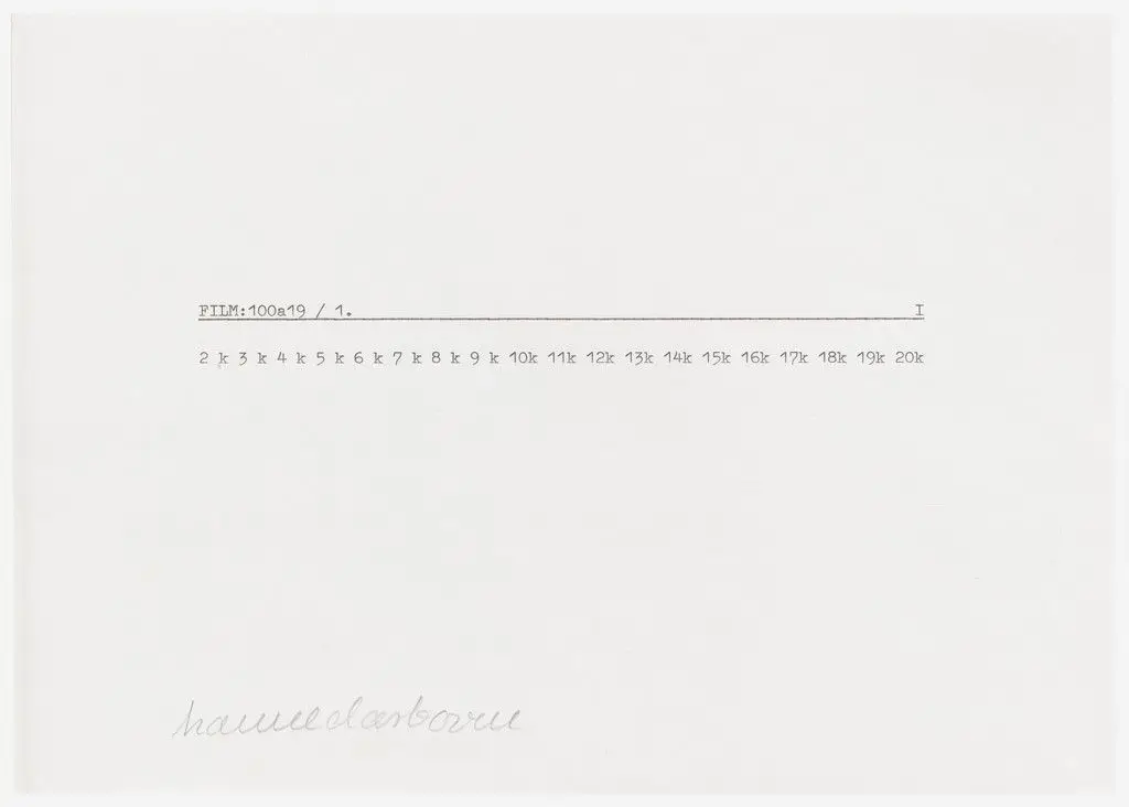 Untitled (FILM… I.) by Hanne Darboven