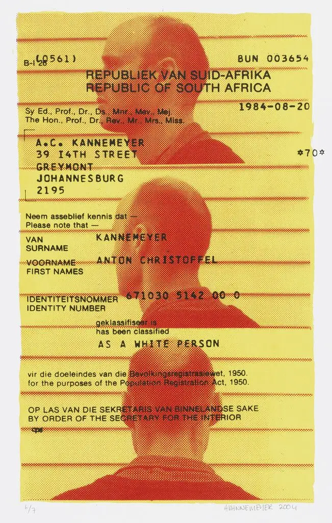 A White Person by Anton Kannemeyer