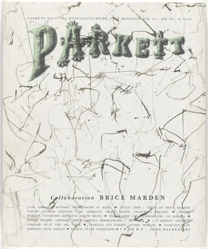 Parkett no. 7 by Brice Marden, John Baldessari, Various Artists