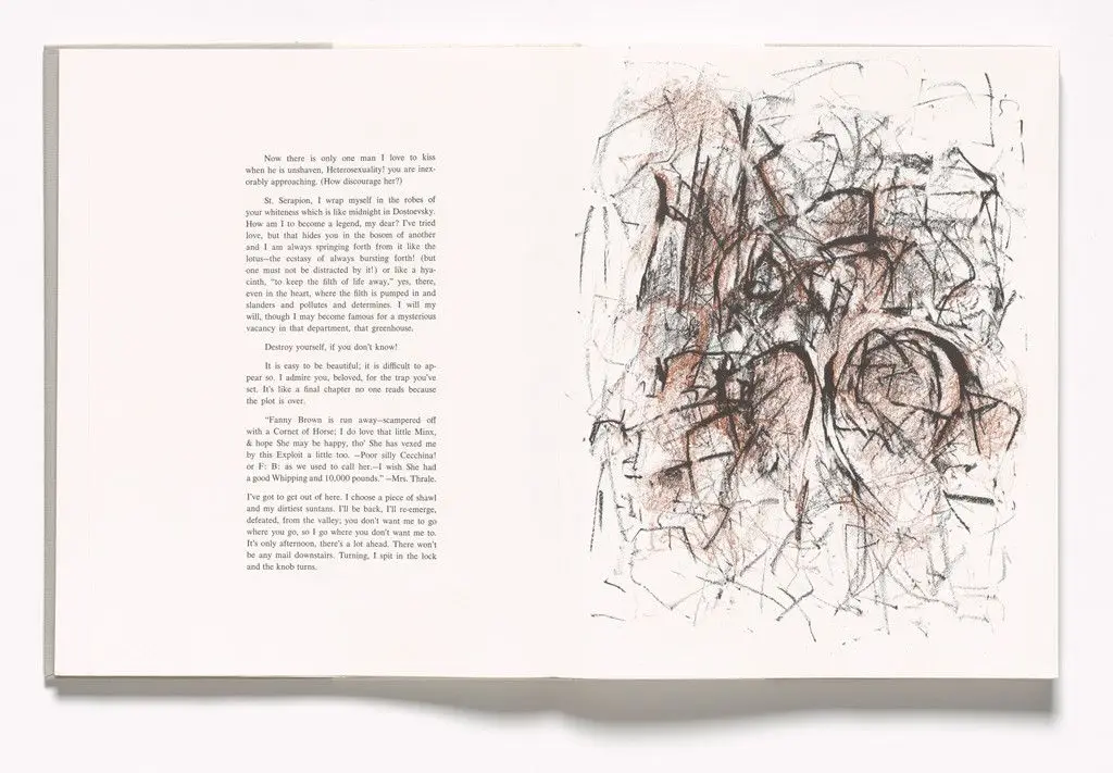 Plate (folio 34 recto) from In Memory of My Feelings by Joan Mitchell