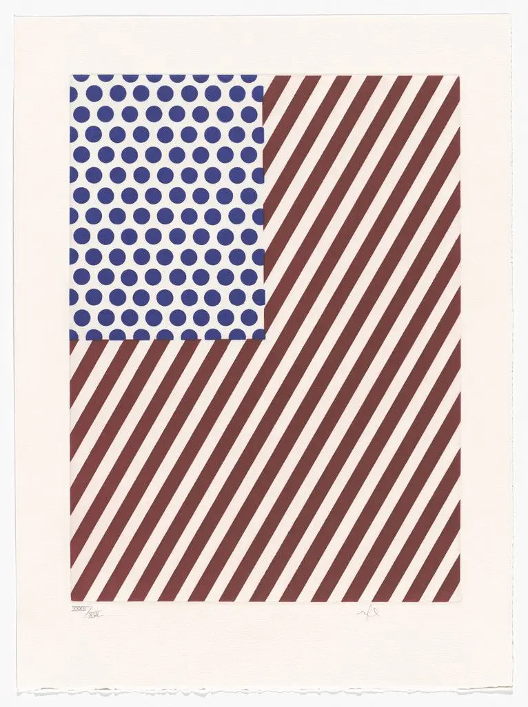 Plate (page 9) from La Nouvelle chute d'Amérique by Roy Lichtenstein