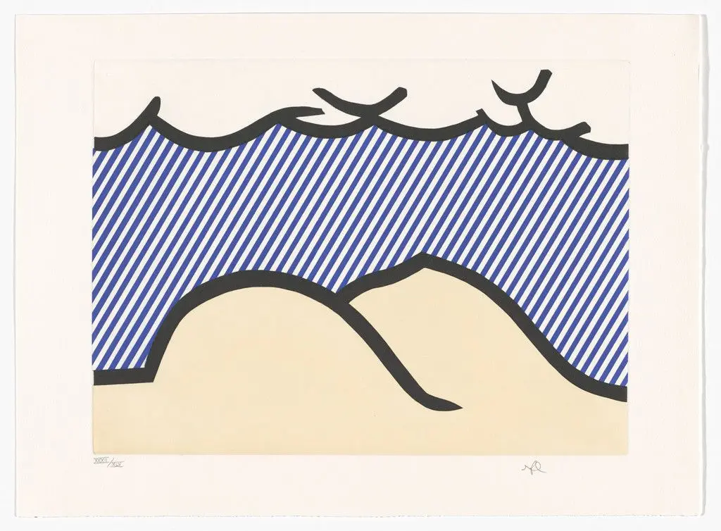 Plate (page 93) from La Nouvelle chute d'Amérique by Roy Lichtenstein