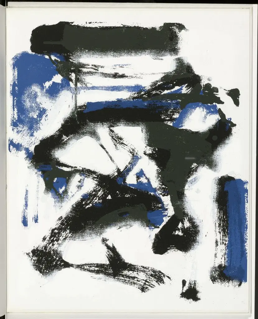 Plate (folio 7) from The Poems by Joan Mitchell