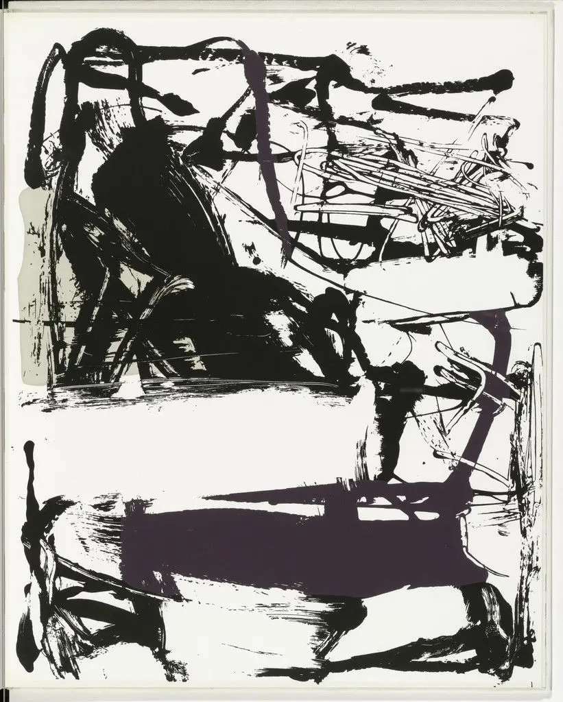 Plate (folio 11) from The Poems by Joan Mitchell