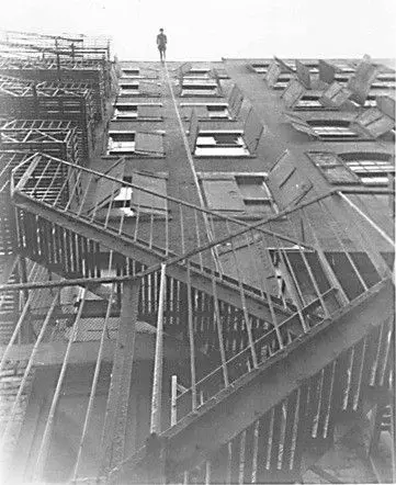 Man Walking Down the Side of a Building by Trisha Brown