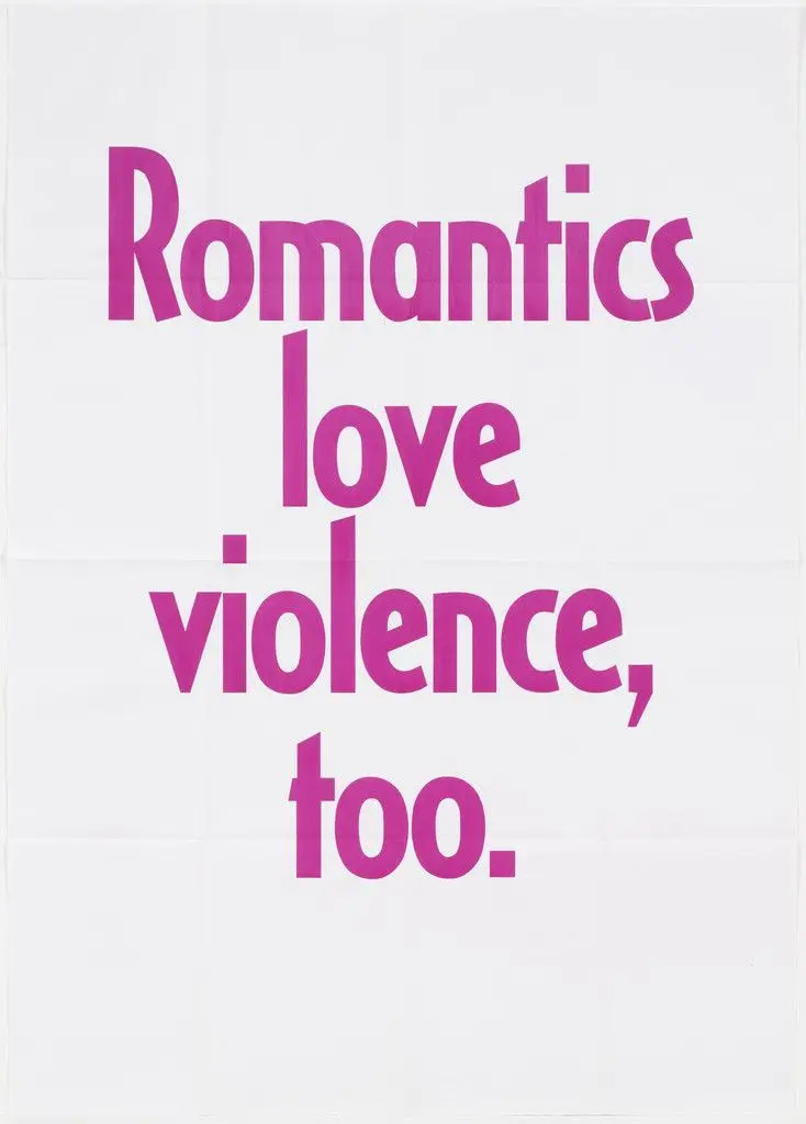 Romantics love violence, too. by Slavs and Tatars