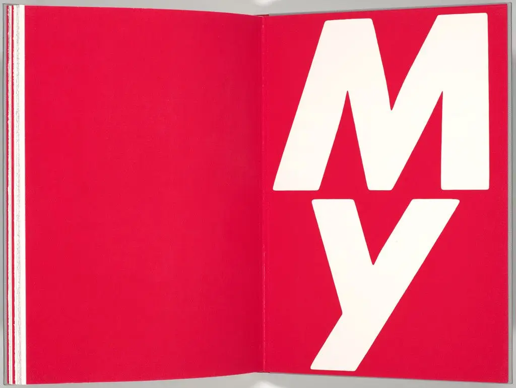 Double page plate (folios 29 verso and 30) from My Pretty Pony by Barbara Kruger