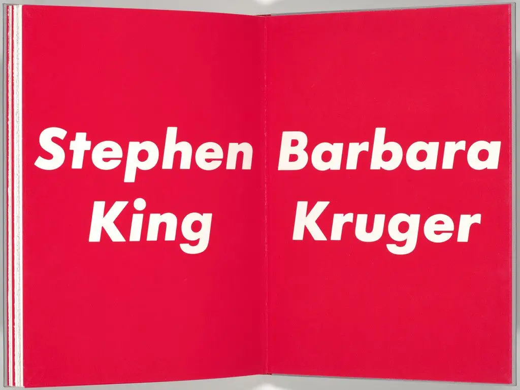 Double page plate (folios 31 verso and 32) from My Pretty Pony by Barbara Kruger