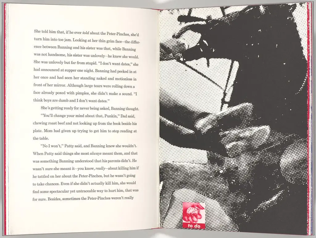 Plate (folio 12) from My Pretty Pony by Barbara Kruger