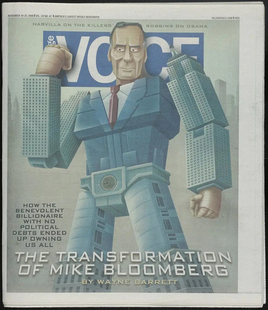 Untitled Popular Print for The Village Voice by Álvaro Barrios