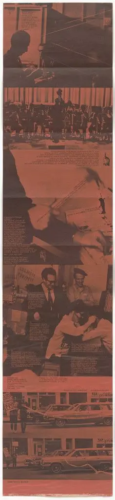 Fluxus foldout for Tulane Drama Review 10, no. 2 by George Maciunas