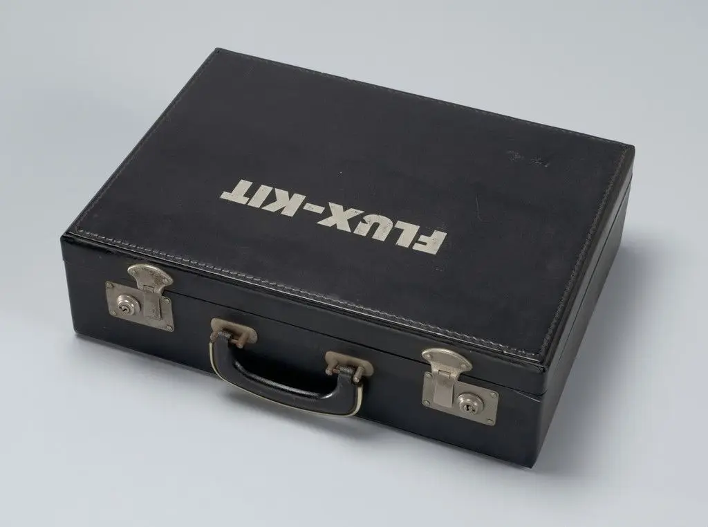 Fluxkit by Various Artists, Ay-O, George Brecht, Dick Higgins, Joe Jones, Alison Knowles, Nam June Paik, Benjamin Patterson, Mieko Shiomi, Ben Vautier, Emmett Williams, La Monte Young