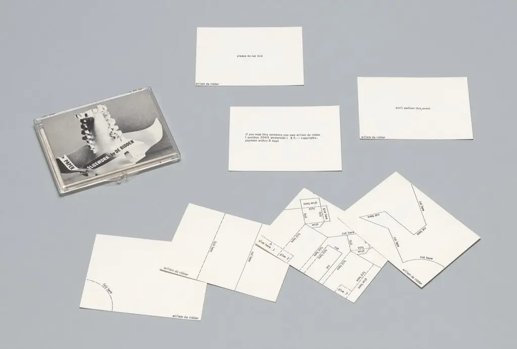 Paper Fluxwork by Willem de Ridder