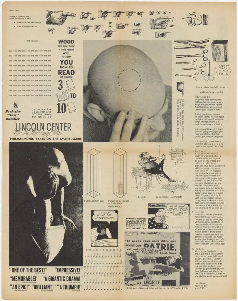 Fluxus cc V TRE Fluxus Fluxus newspaper no. 2 by George Maciunas