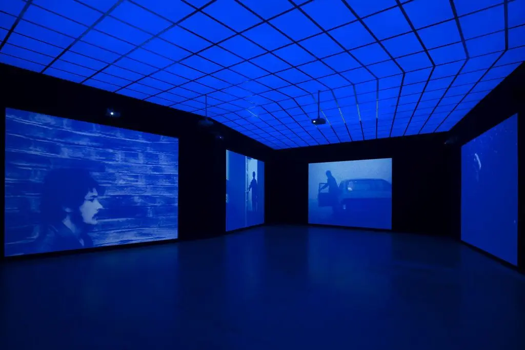 It's late and the wind carries a faint sound as it moves through the trees. It could be anything. The jingling of little bells perhaps, or the tiny flickering out of tiny lives. I stroll down the sidewalk and close my eyes and open them and wait for my, mind to go perfectly blank. Like a room no one has ever entered, a room without any doors or windows. A place where nothing happens. by Ugo Rondinone