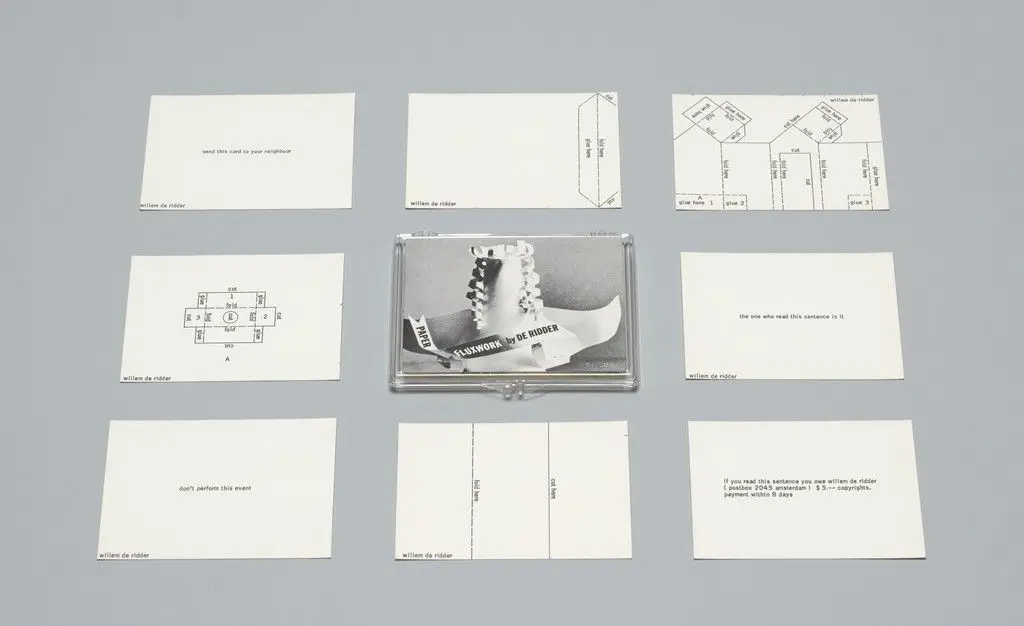 Paper Fluxwork by Willem de Ridder